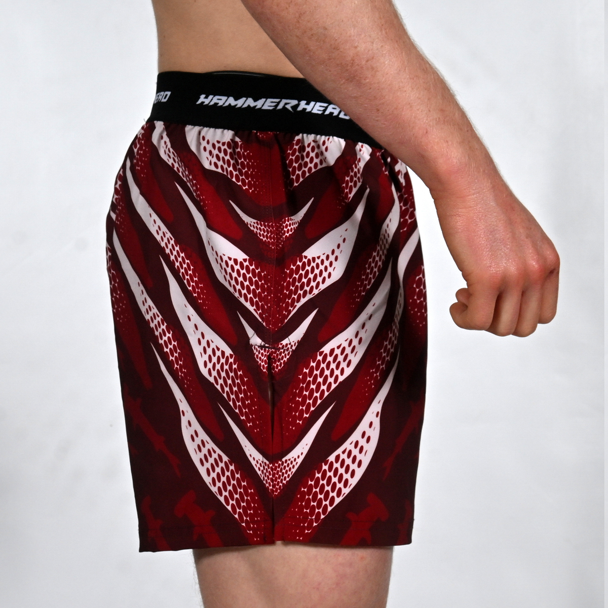 Undertow Low - Mid Split Shorts - Maroon