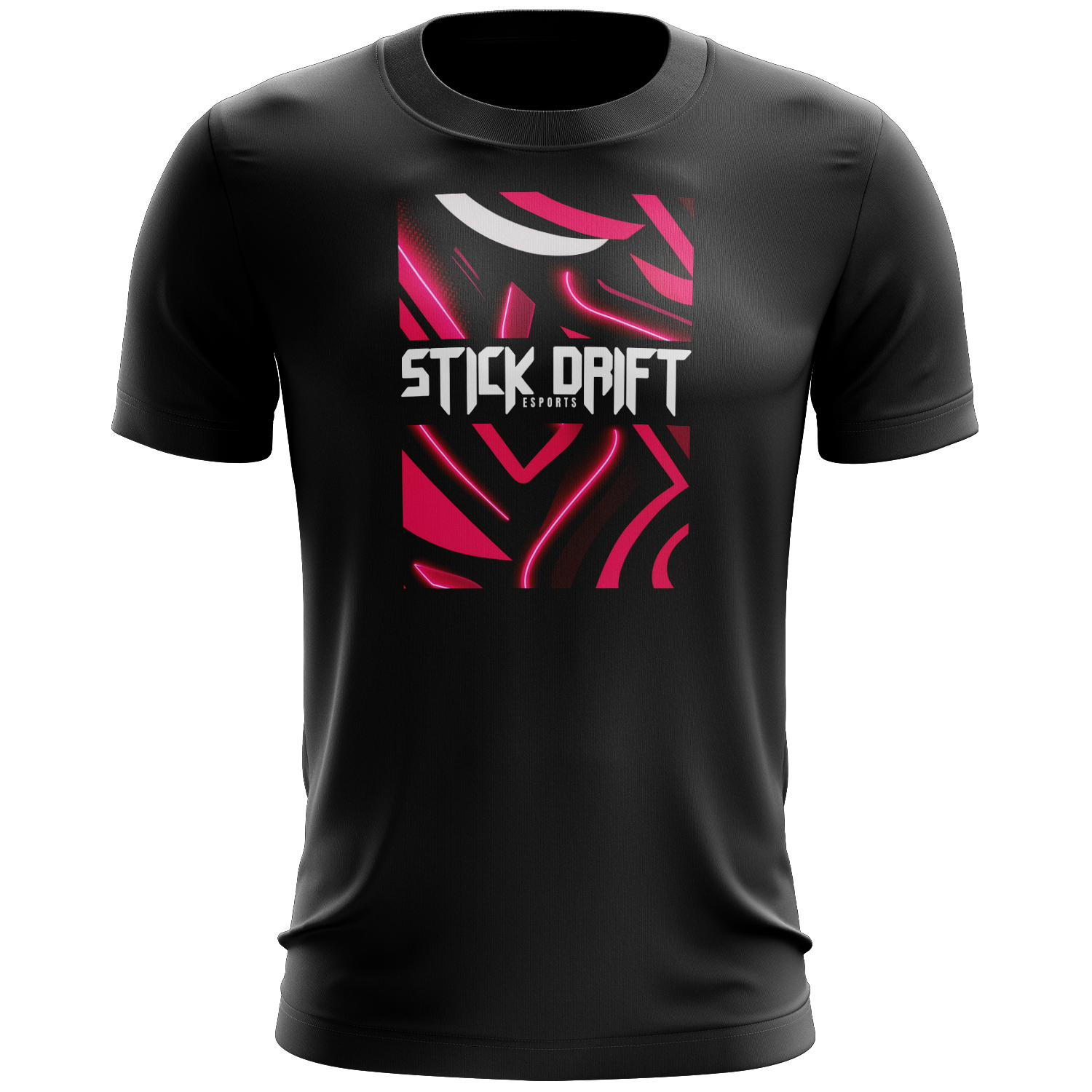 StickDrift Black Print Tee
