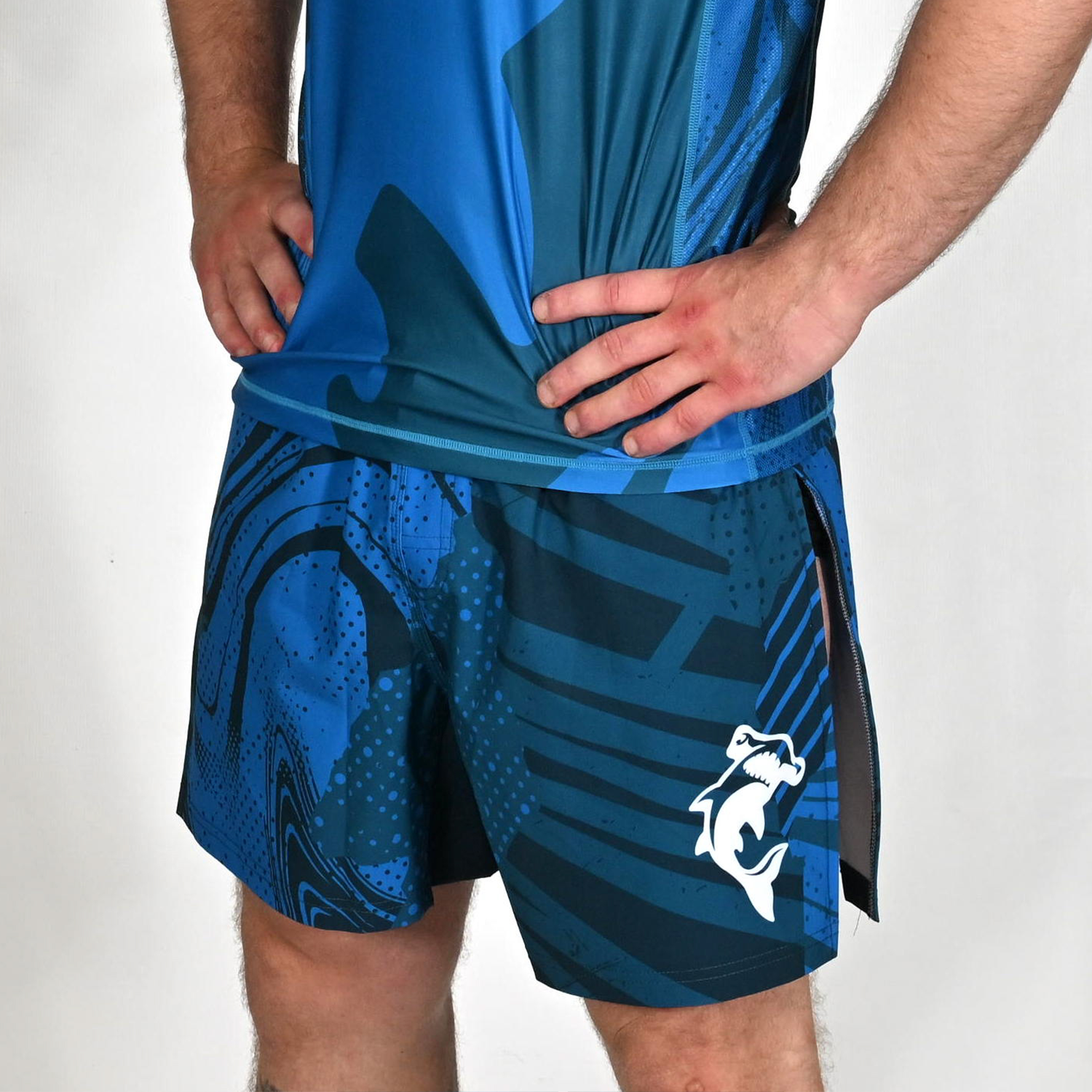 Blue Apex Hybrid Shorts
