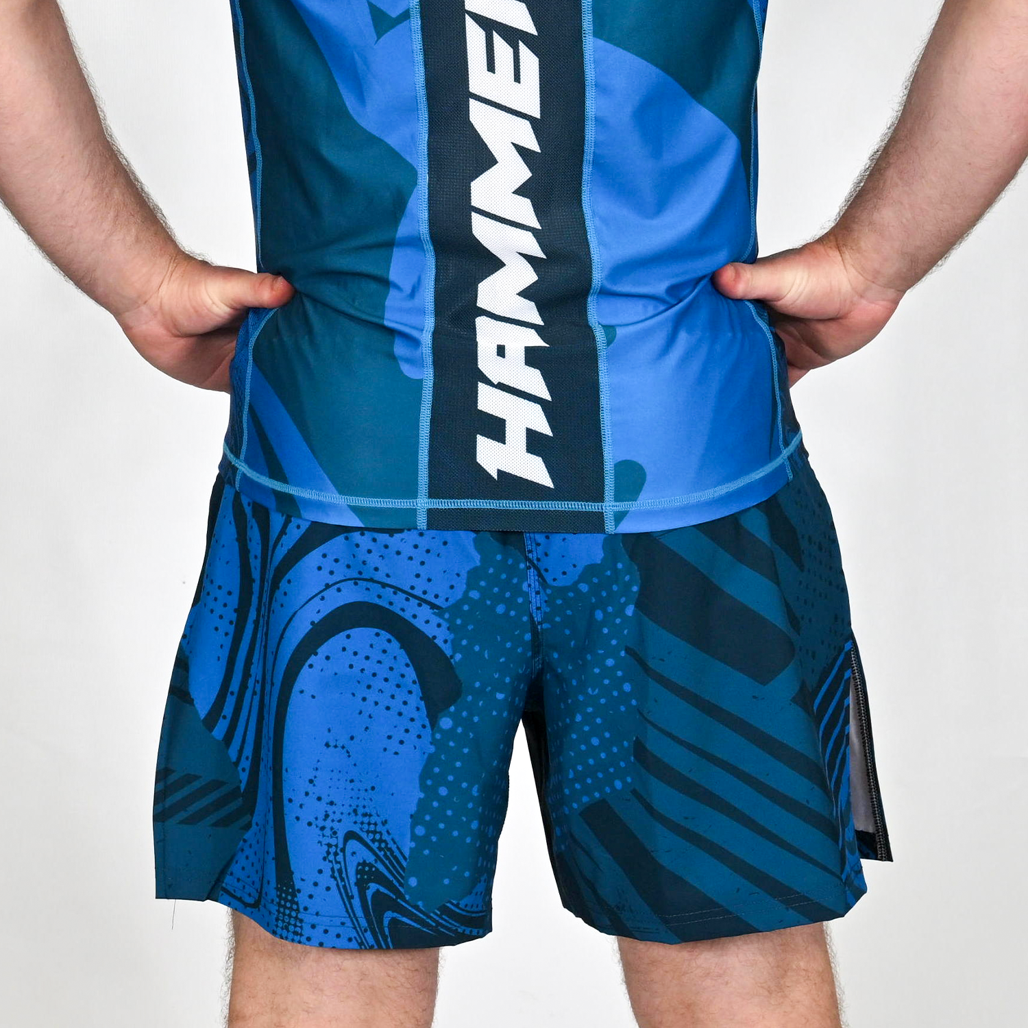 Blue Apex Hybrid Shorts