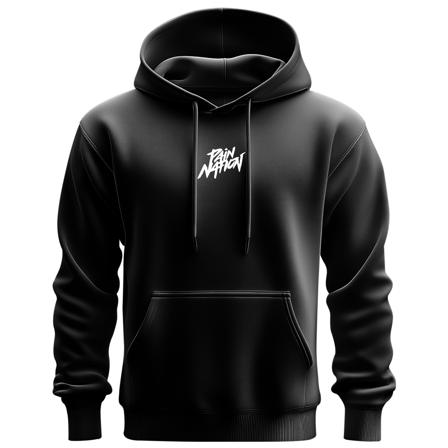 Pain Nation Casual Black Hoodie