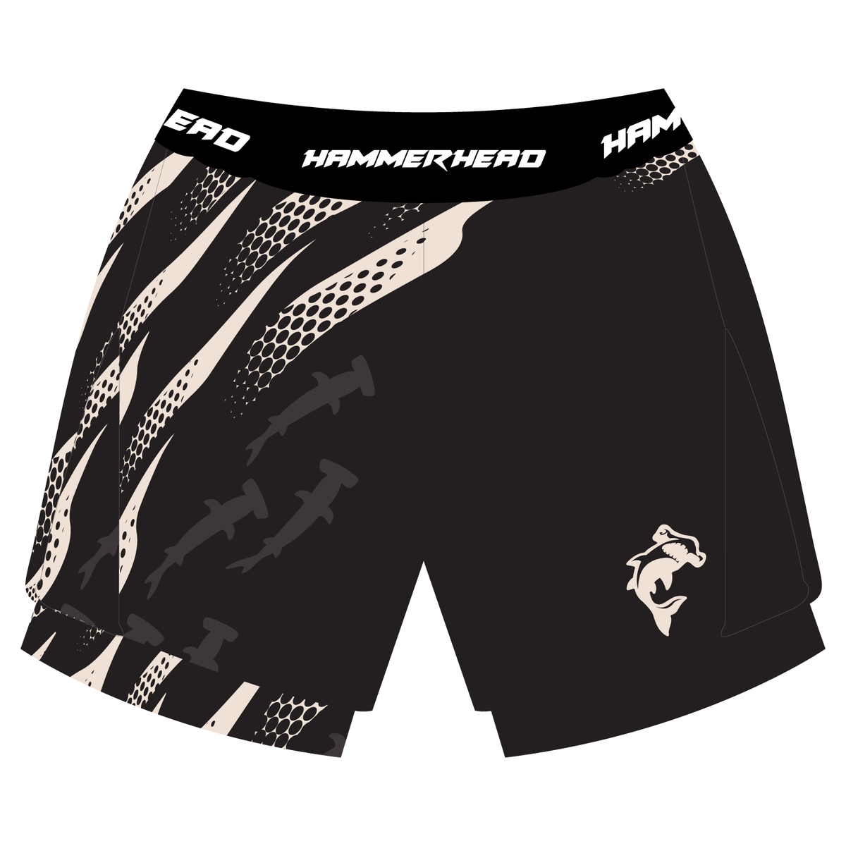 Undertow Hybrid 2in1 Shorts - Black