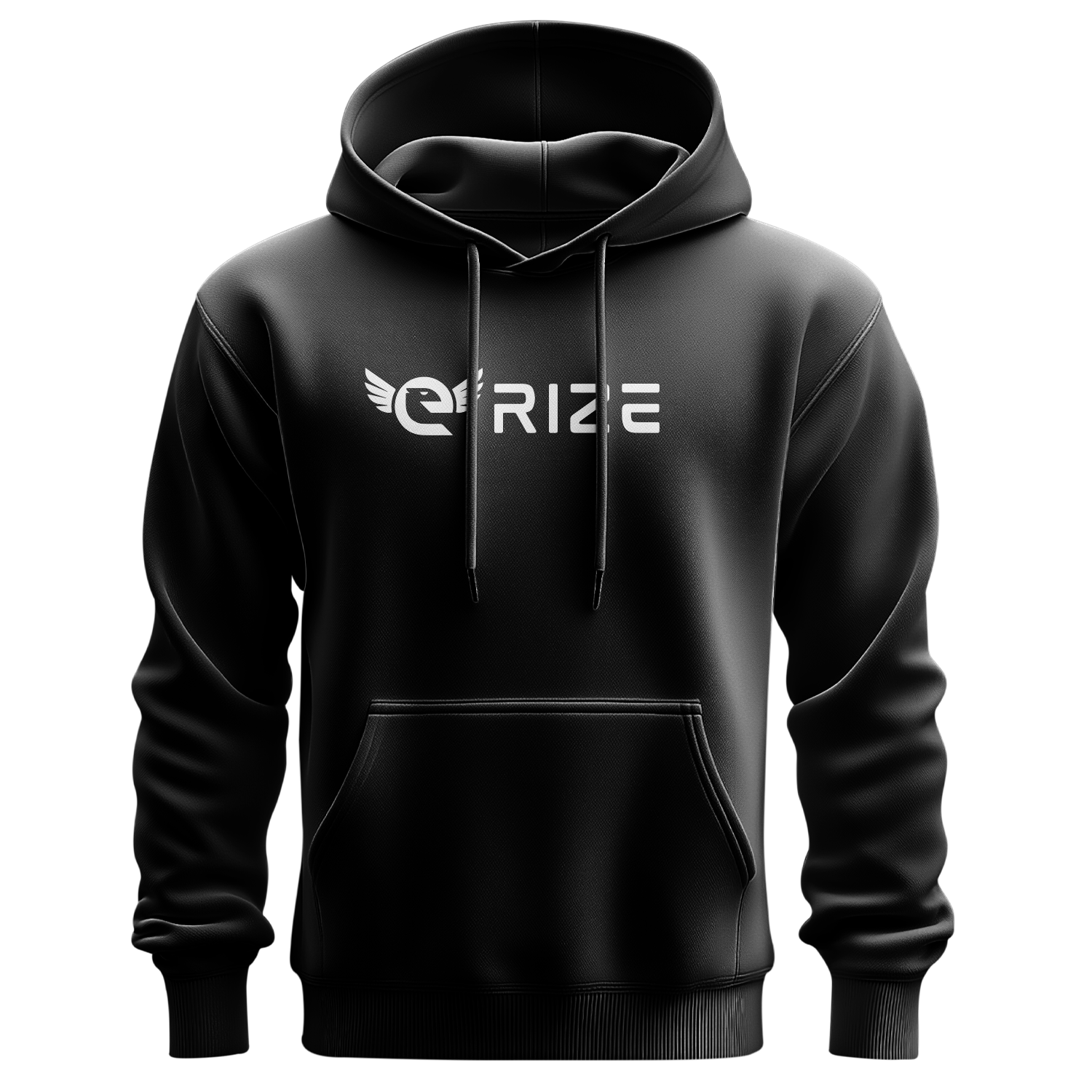 eRize Casual Black Hoodie