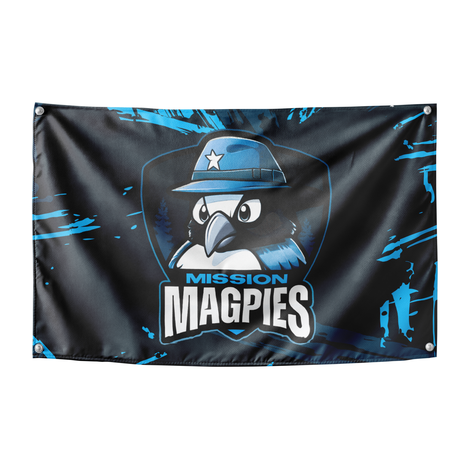 Mission Magpies Wall Flag