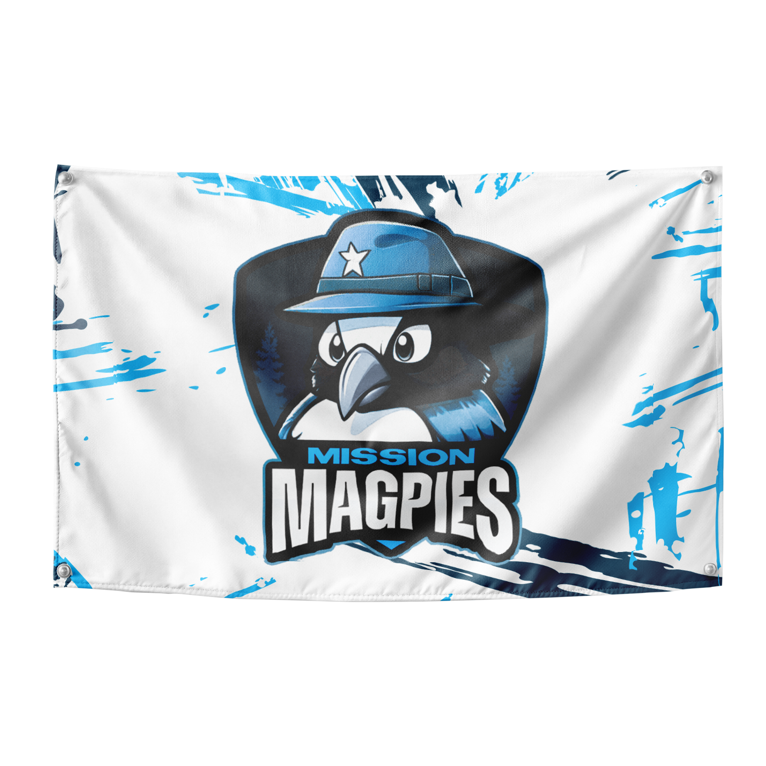 Mission Magpies Wall Flag