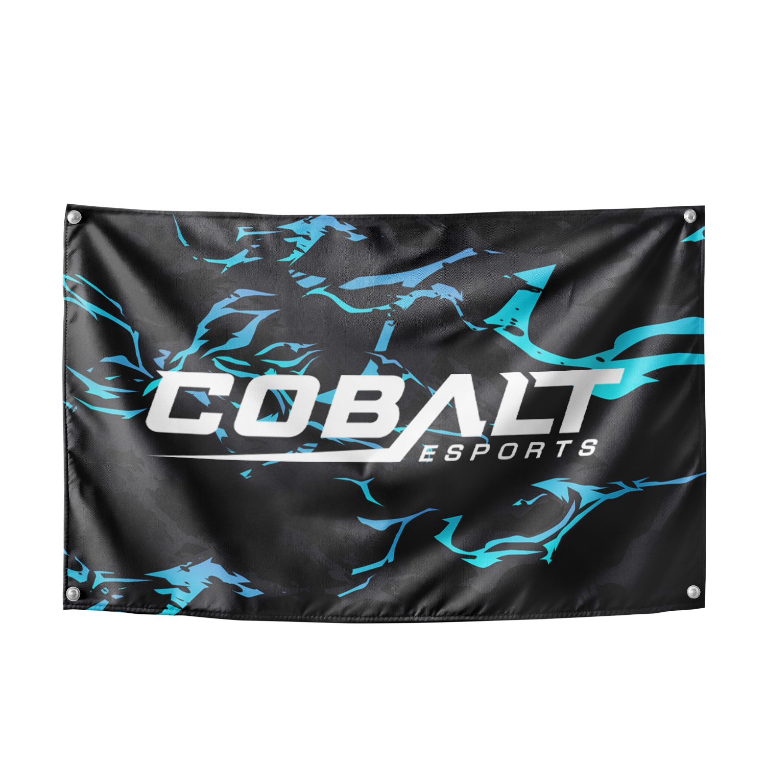 Cobalt Esports Wall Flag