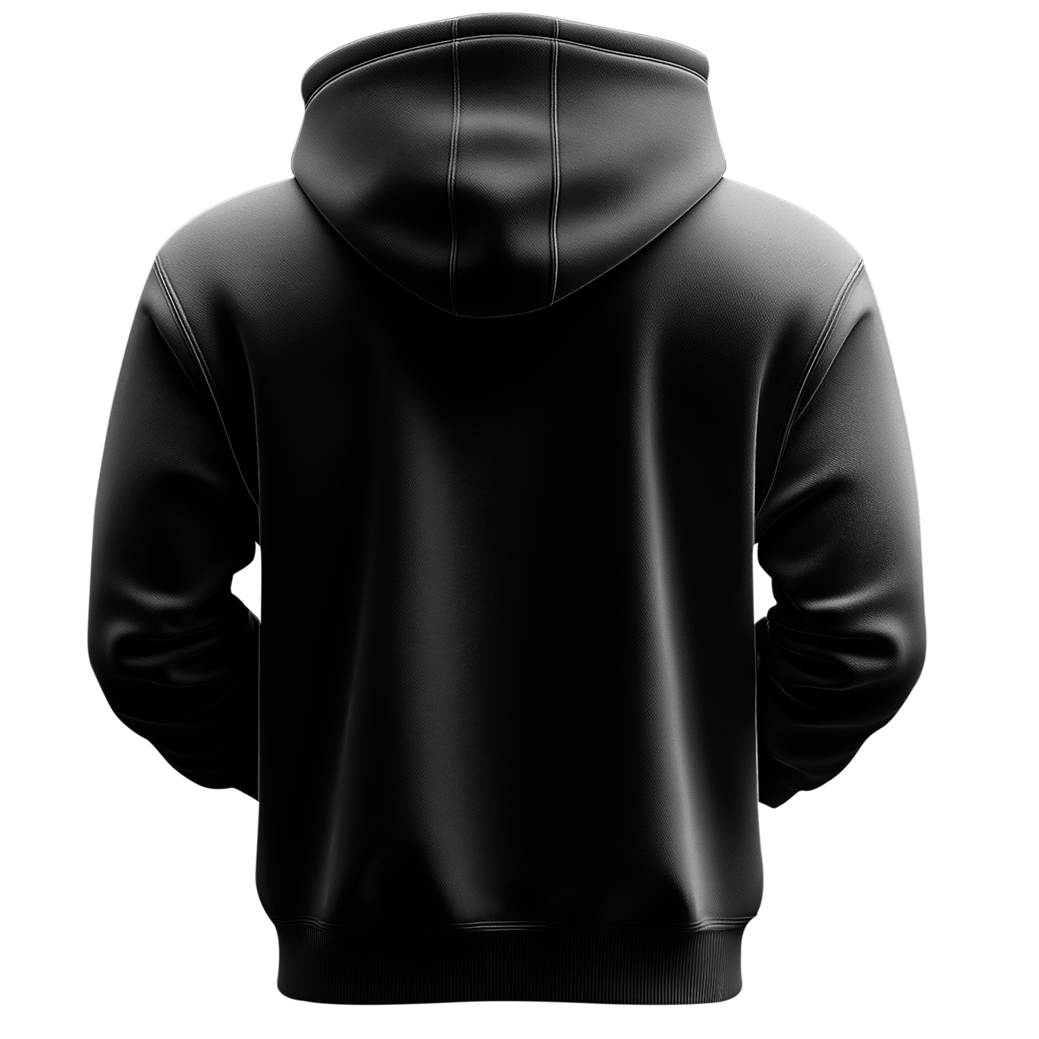 eRize Casual Black Hoodie