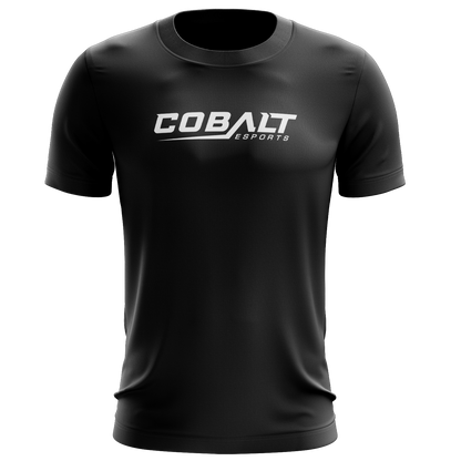 Cobalt Esports Black Print Tee