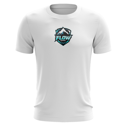 Flow White Print Tee