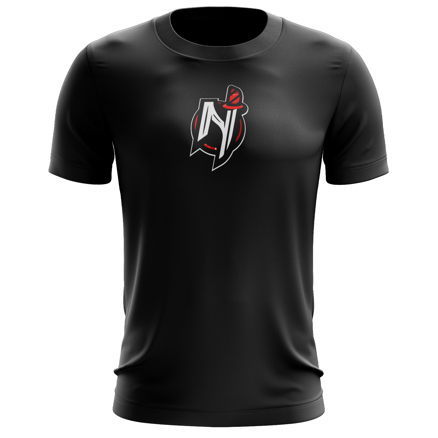 No Surrender Black Print Tee
