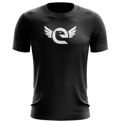 eRize Black Print Tee