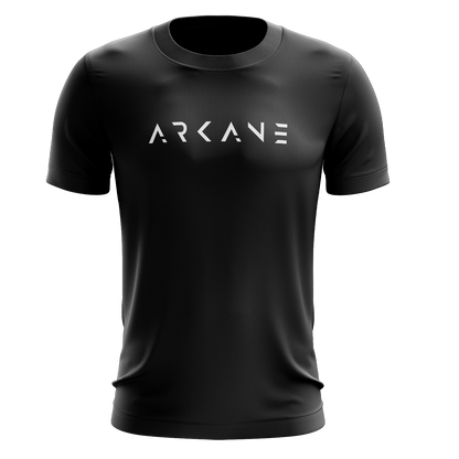 Arkane Black Print Tee