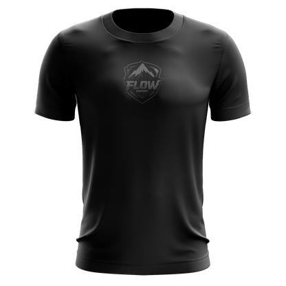 Flow Black Print Tee