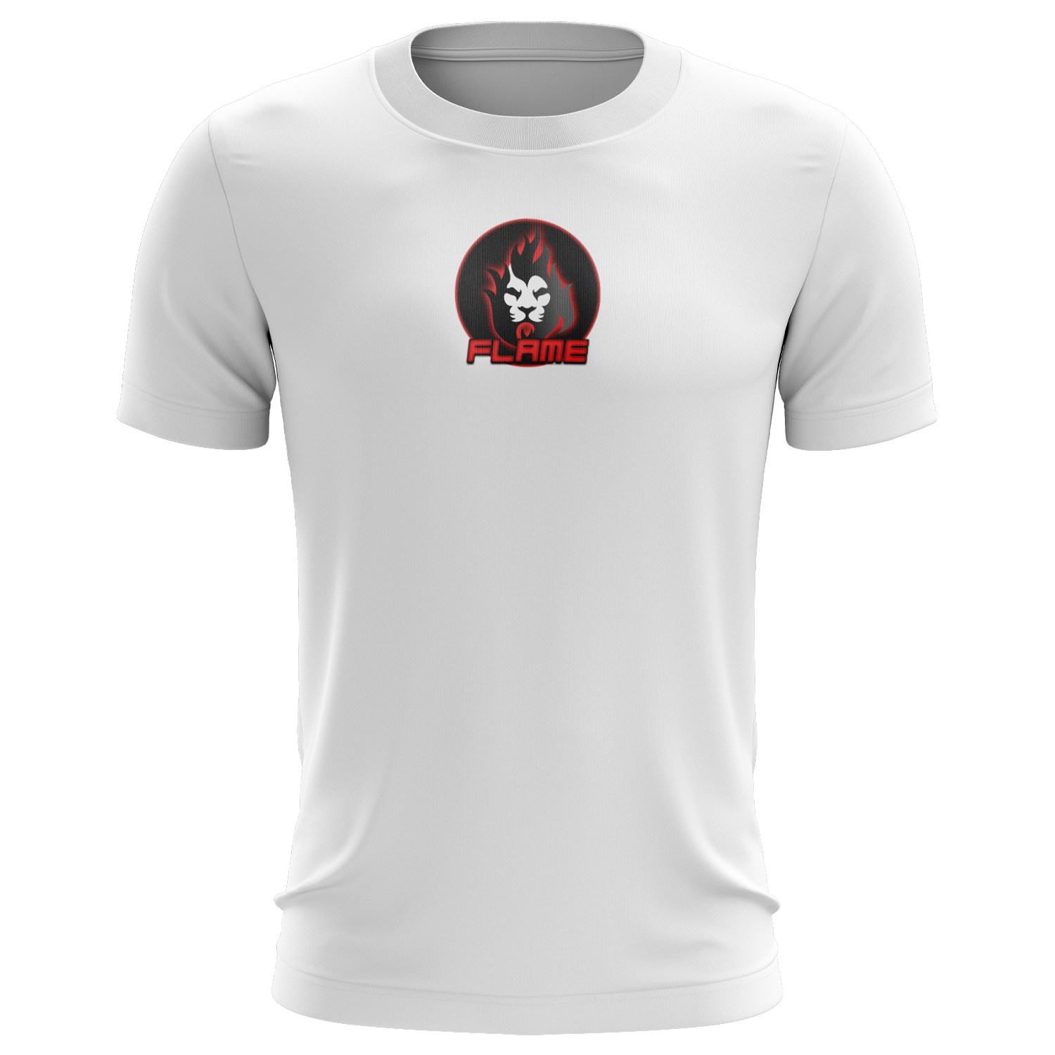 Flame White Print Tee