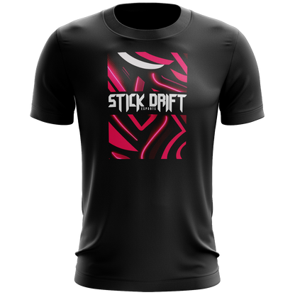 StickDrift Black Print Tee