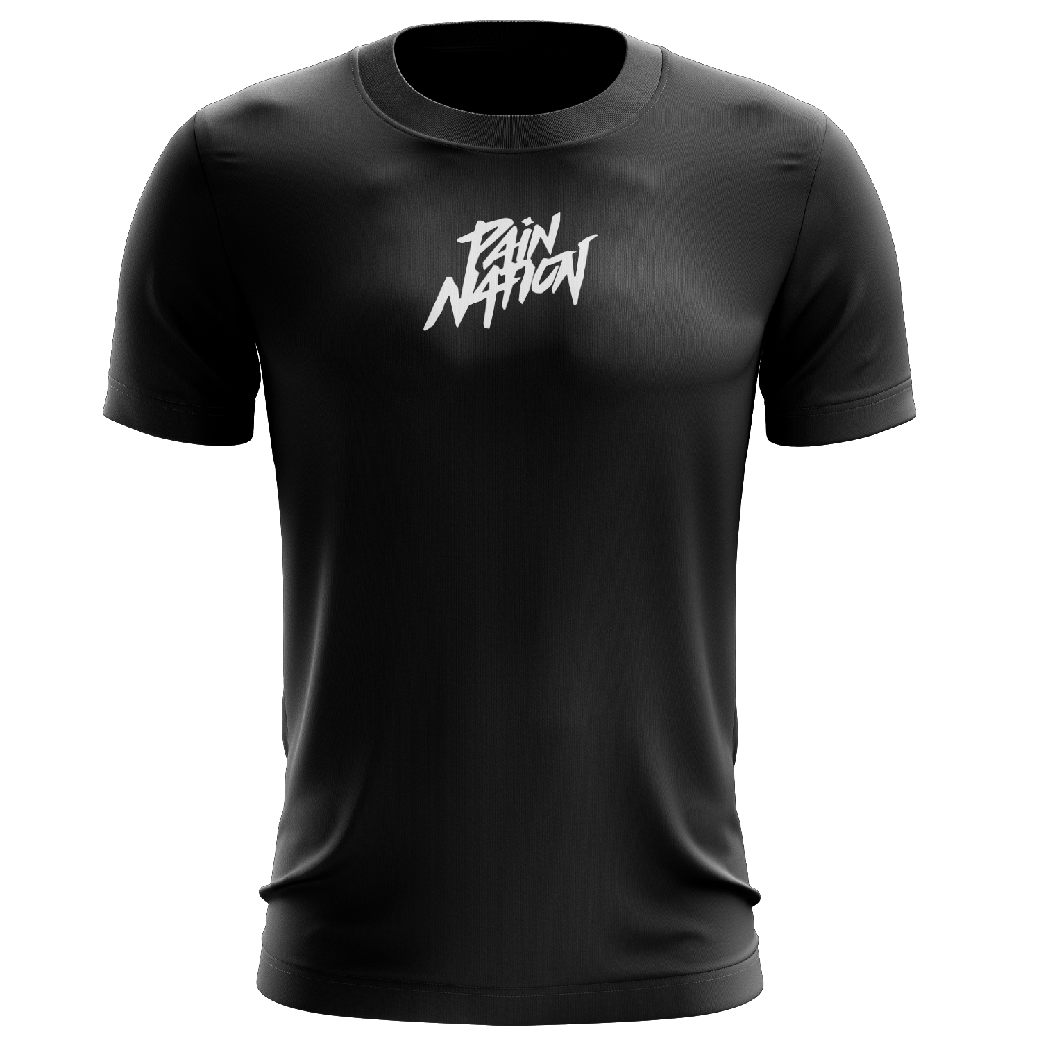Pain Nation Black Print Tee