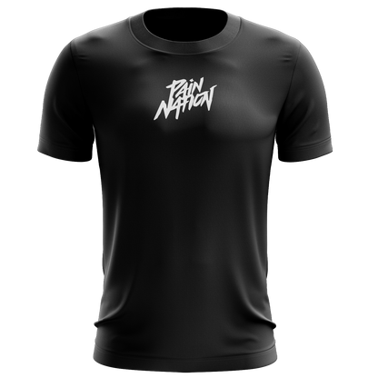 Pain Nation Black Print Tee