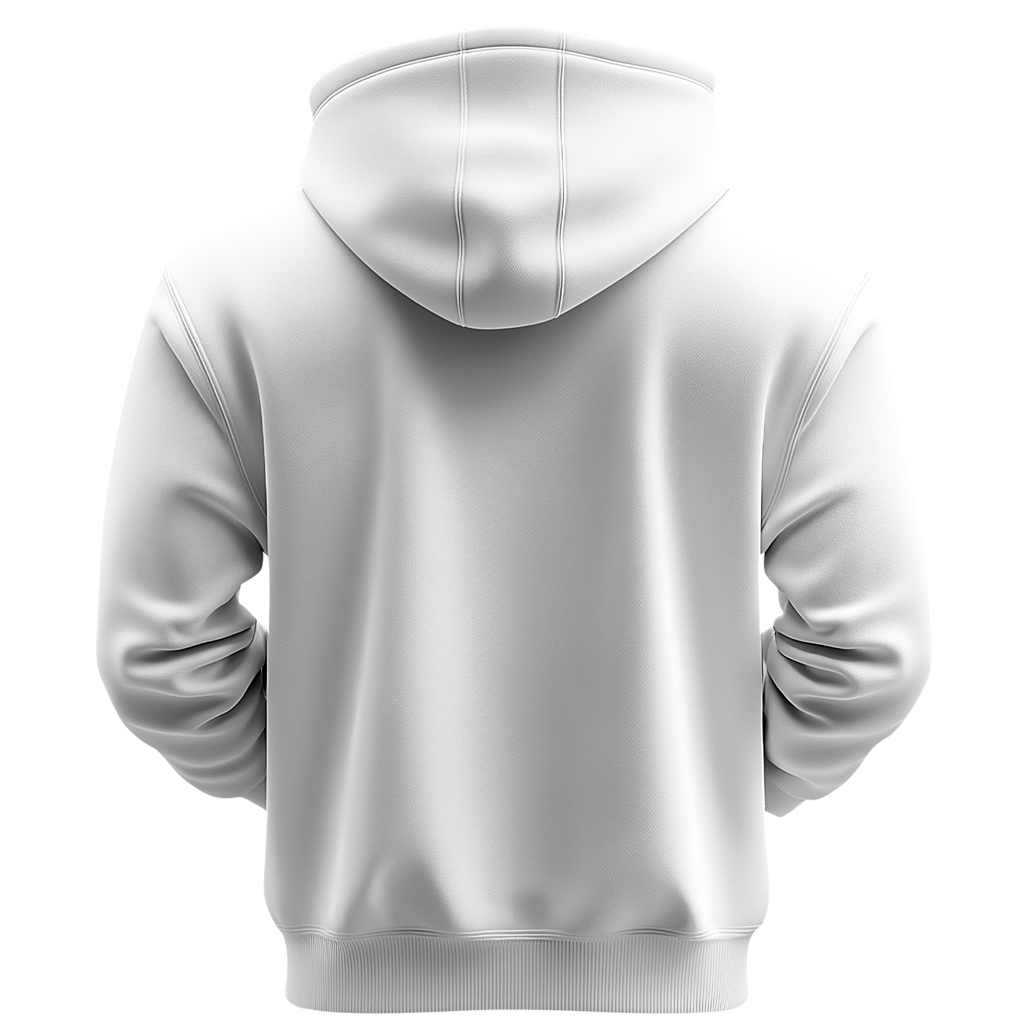 eRize Casual White Hoodie