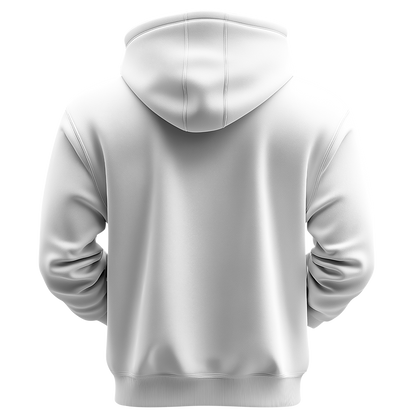 eRize Casual White Hoodie