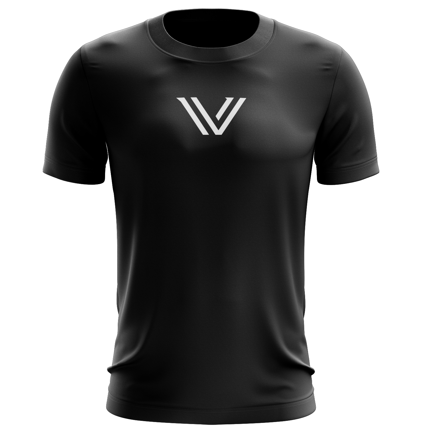 Vivid UTD Black Print Tee