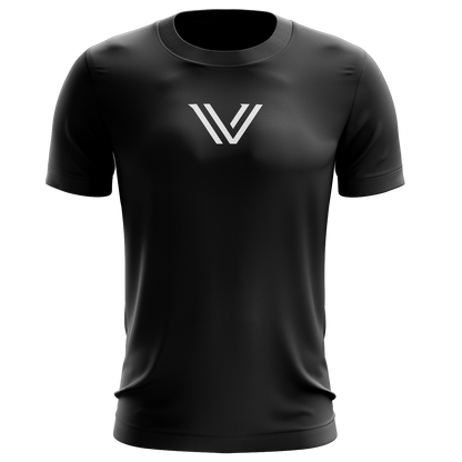Vivid UTD Black Print Tee