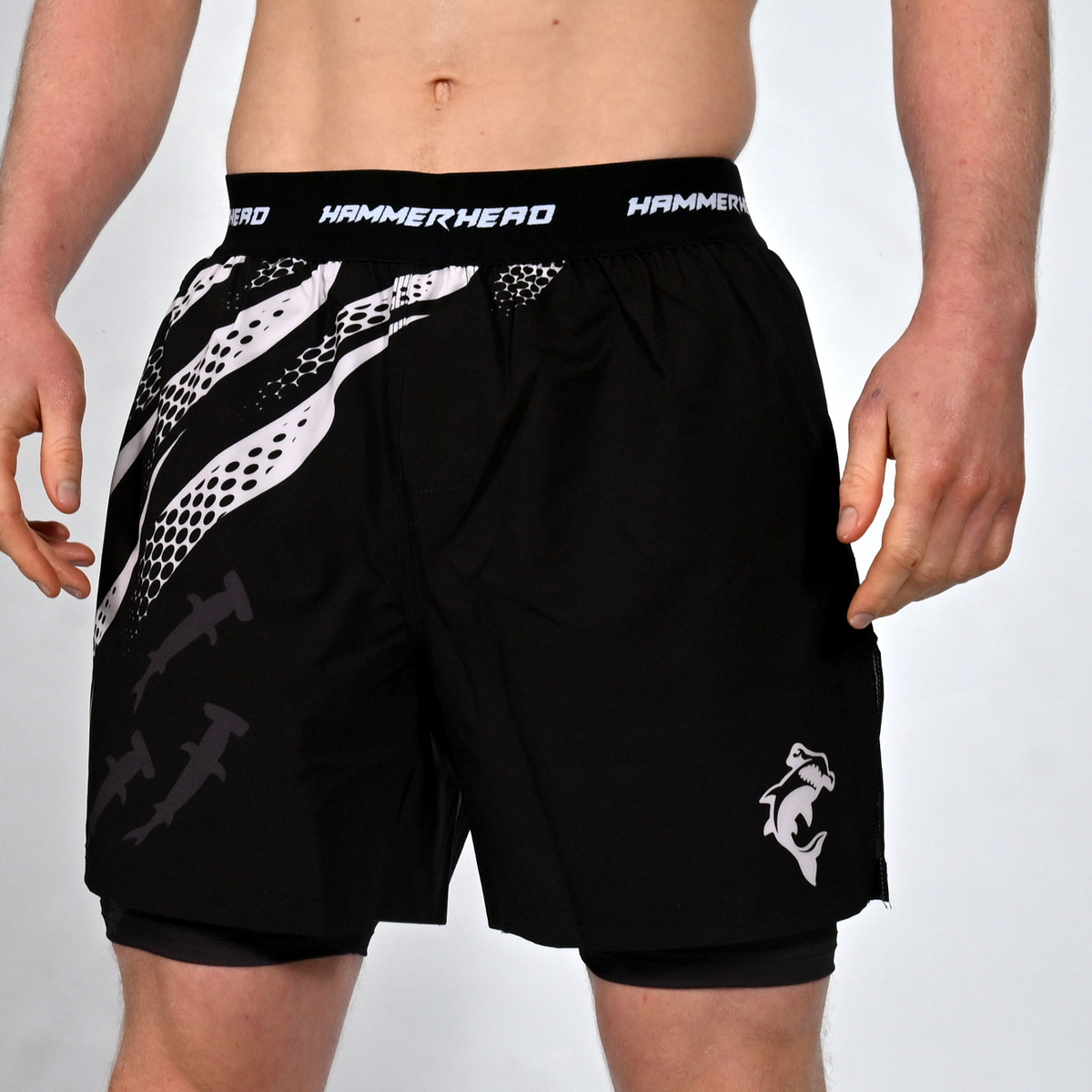Undertow Hybrid 2in1 Shorts - Black