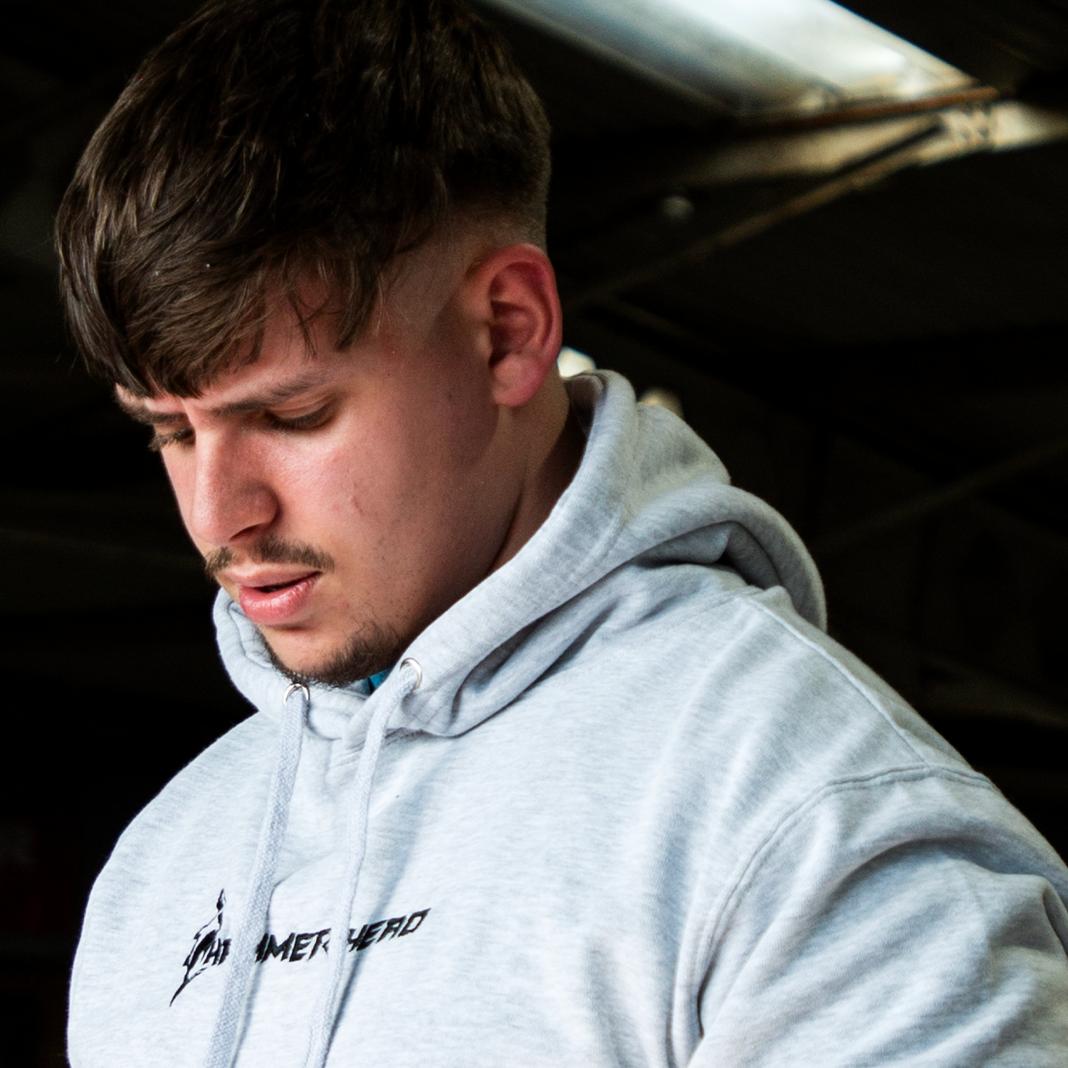 HammerHead Grey Crest Hoodie