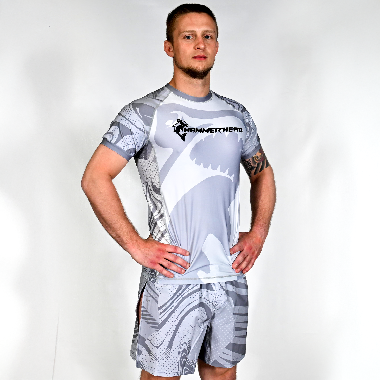 Grey Apex MMA Tee