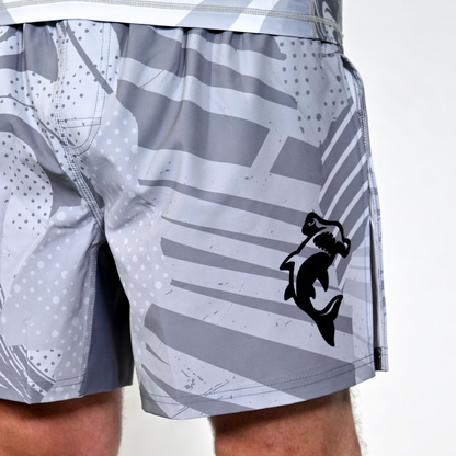 Grey Apex Hybrid Shorts