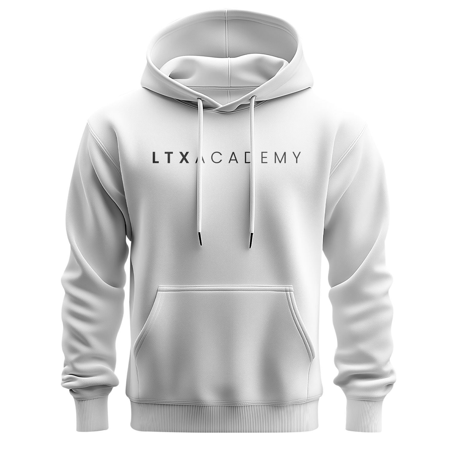 LTXAcademy Casual White Hoodie